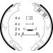 Handbremsbacken Peugeot Boxer 91064800