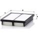 Mann & Hummel Luftfilter PKW SSANGYONG Tivoli 15 C 24 042