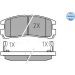 Bremsbelagsatz Mitsubishi T. Galant 92- Mit Sensor MEYLE-ORIGINAL: True to OE 025 217 0615/W