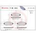 BREMBO Bremsklötze Xtra VA AUDI A3 VW Golf 12 XTRA LINE P 85 131X