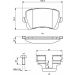 Bremsklötze AUDI,SEAT,SKODA,VW 0 986 494 731
