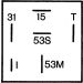 HELLA Relais, Wisch-Wasch-Intervall 5WG 003 620-091 HELLA Relais, Wisch-Wasch-Intervall 5WG 003 620-091