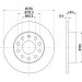 HELLA Bremsscheibe 8DD355109-641 PRO
