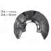 BREMSANKERBLECH V L VERZINKT D:308MM VW TRANSPORTER T5 1,03-9,09 9568377