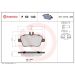 BREMBO Bremsklötze HA P 50 140 BREMBO Bremsklötze HA P 50 140