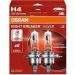 OSRAM H4 12V 60/55W P43t NIGHT BREAKER SILVER +100% Licht
