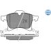 Bremsbelagsatz Opel P. Astra/Combo/Meriva/Zafira 01- Mit Sensor 025 283 3219/W Bremsbelagsatz Opel P. Astra/Combo/Meriva/Zafira 01- Mit Sensor 025 283 3219/W