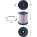 MAHLE Kraftstofffilter KX 491/1D