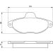 Bremsklötze FIAT 0 986 460 968 Bremsklötze FIAT 0 986 460 968
