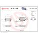 BREMBO Bremsklötze HA P 85 142 BREMBO Bremsklötze HA P 85 142