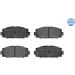 Bremsbelagsatz Toyota P. Yaris 05-/Prius 09 252434717 Bremsbelagsatz Toyota P. Yaris 05-/Prius 09 252434717