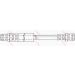 Bremsschlauch VA MERCEDES W460-463 79 PHA247