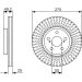 Bremsscheibe 0 986 479 619 Bremsscheibe 0 986 479 619