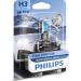 H3 12V 55W PK22s WhiteVision Ultra 1 Stück Philips 12336WVUB1