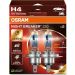 OSRAM H4 12V 60/55W P43t NIGHT BREAKER® 220 +220% 2 St 64193NB220-2HB
