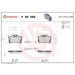 BREMBO Bremsklötze HA P 85 066 BREMBO Bremsklötze HA P 85 066
