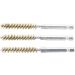 BGS Messingbürste 8 mm Antrieb Außensechskant 6,3 mm (1/4 ) 3-tlg 3078-8-M