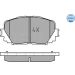 Bremsbelagsatz Toyota P. Yaris 06- Ver. Japan 025 247 0817 Bremsbelagsatz Toyota P. Yaris 06- Ver. Japan 025 247 0817