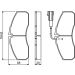 Bremsklötze NISSAN Cabstar 06 0 986 494 278 Bremsklötze NISSAN Cabstar 06 0 986 494 278