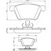 Bremsklötze VOLVO XC90,XC60 0 986 494 159