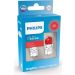 LED W21/5W 12V 2.5/0.5W Ultinon Pro6000 Red Intense SI NOECE 2 Stück Philips Ultinon Pro6000 LED-SI 11066RU60X2