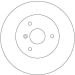 Bremsscheibe Smart P. Fortwo 07 DF4135 Bremsscheibe Smart P. Fortwo 07 DF4135