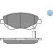 Bremsbelagsatz Toyota P. Avensis 09- Mit Sensor 025 249 4619/W Bremsbelagsatz Toyota P. Avensis 09- Mit Sensor 025 249 4619/W