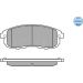 Bremsbelagsatz Fiat P. Sedici/Suzuki Sx4 06- Mit Sensor 025 242 8016/W Bremsbelagsatz Fiat P. Sedici/Suzuki Sx4 06- Mit Sensor 025 242 8016/W