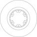 Bremsscheibe Nissan P.Pathfinder 97- 2.7/3.2Td DF4553 Bremsscheibe Nissan P.Pathfinder 97- 2.7/3.2Td DF4553