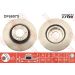 Bremsscheibe Vw P. Touareg 3.0-4.2 V8 10-Le beschichtet TRW SINGLE DF6697S Bremsscheibe Vw P. Touareg 3.0-4.2 V8 10-Le beschichtet TRW SINGLE DF6697S