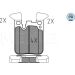 Bremsbelagsatz Bmw T. 1/2/3/4 11 025 250 2916/PD Bremsbelagsatz Bmw T. 1/2/3/4 11 025 250 2916/PD