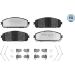 Bremsbelagsatz, Scheibenbremse MEYLE-PD: Advanced performance and design 025 220 7018/PD