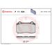 BREMBO Bremsklötze HA P 11 024 BREMBO Bremsklötze HA P 11 024