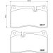 BREMBO Bremsklötze VA P 02 002 BREMBO Bremsklötze VA P 02 002