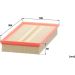 Mann & Hummel Luftfilter PKW AUDI,SEAT,SKODA,VW C 37 153