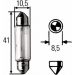 HELLA Glühlampe, Blinkleuchte 8GM 002 091-131 STANDARD