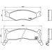 BREMBO Bremsbelagsatz, Scheibenbremse P 30 006 PRIME LINE BREMBO Bremsbelagsatz, Scheibenbremse P 30 006 PRIME LINE