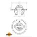 Thermostat, Kühlmittel EASY FIT 725183