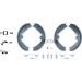 Handbremsbacken Db W212 09-/Glk/Cls 91069100 Handbremsbacken Db W212 09-/Glk/Cls 91069100