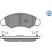 Bremsbelagsatz Opel P. Agila 00- Mit Sensor MEYLE-ORIGINAL: True to OE 025 232 5316/W Bremsbelagsatz Opel P. Agila 00- Mit Sensor MEYLE-ORIGINAL: True to OE 025 232 5316/W