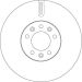 Bremsscheibe Fiat P. Scudo 07 TRW SINGLE DF4849S Bremsscheibe Fiat P. Scudo 07 TRW SINGLE DF4849S
