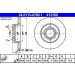 Bremsscheibe Audi S. 80/100 77-91 24.0113-0160.1