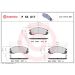 BREMBO Bremsklötze VA P 54 017 BREMBO Bremsklötze VA P 54 017