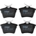 Bremsklötze HA CITROEN C5,PEUGEOT 407,607 04 COTEC GDB1596