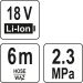 Hochdruckreiniger 18V Mit Saug, K÷rper YT-85930 Hochdruckreiniger 18V Mit Saug, K÷rper YT-85930
