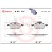 BREMBO Bremsklötze VA P 68 047 BREMBO Bremsklötze VA P 68 047