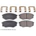Bremsbelagsatz Hyundai P. Ix20 1.4-1.6 10 ADG042125 Bremsbelagsatz Hyundai P. Ix20 1.4-1.6 10 ADG042125