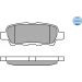 Bremsbelagsatz Nissan T. Qashqai/X-Trail/Cube 07- Mit Sensor MEYLE-ORIGINAL: True to OE 025 238 7114/W