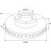 VALEO Bremsscheibe 672536