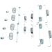 Zubehörsatz, Bremsbacken KIA Carnival 01 1987475292